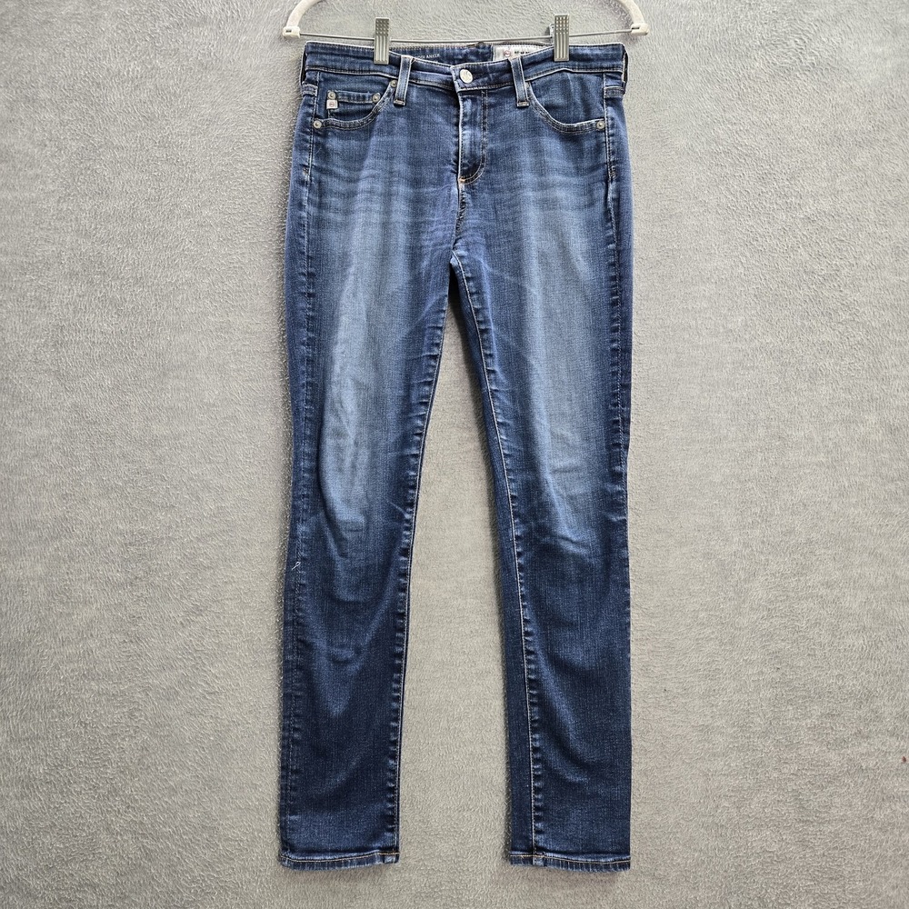 Adriano Goldschmied Women‎ Jeans 27R Blue The Legging Ankle Ankle Logo Cotton